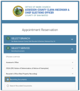 qmatic appointment reservation recording documents