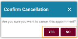 qmatic cancel reschedule confirm cancellation